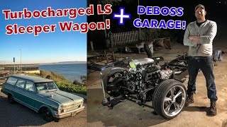 DEBOSS GARAGE needs my help? Southern California road trip in a Turbo LS SLEEPER Nova Station Wagon!