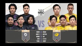 GAME 1 TODAK VS ONIC ESPORTS MSC 2022 || MSC 2022 MOBILE LEGENDS