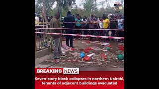 Desitdown News(Seven story block collapses in northern Nairobi, tenants of adjacent)#desitdown#news