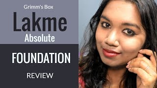 Lakme Absolute Mousse Foundation Review- How to Apply.