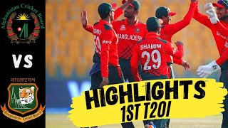 Afghanistan vs Bangladesh 1st t20 highlights #banvsafg #1stt20highlights #highlights #cricket