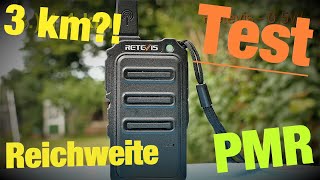 3/3: PMR - Retevis RT-619 Review mit Reichweitentest + Vergleich