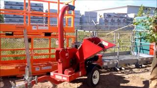 The Rent-It Store demonstrates our Toro Wood Chipper in action.