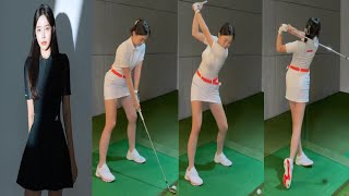 [GS골프]💯미녀골퍼의 멋진 임팩트 포지션💕KLPGA #박서연 프로