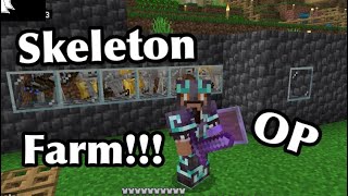 Minecraft: Skeleton Mob Farm!!! Super OP for anyone!!!