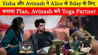 BB 18 : Eisha and Avinash made this plan for Alice's Birthday, Avinash became the new yoga partner o