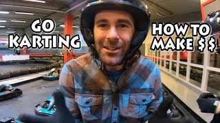 GO KARTING and HOW to MAKE  $$$ on YOUTUBE |  VLOG 28