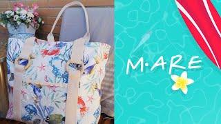 Borsa mare MAXI | Come fare una borsa mare fai da te | Beach Bag DIY