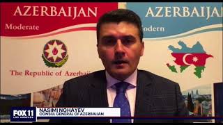 Consul General Nasimi Aghayev on FOX News of Los Angeles, Oct. 2020