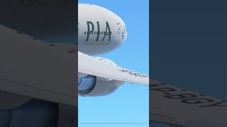 PIA 🇵🇰 b777-200 ! A stunning aircraft🔥🔥#plane #airplane #boeing #pakistan #b777 #pia #losangeles