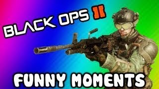 Black Ops 2 Funny Moments - Lag Walk, Treyarch Connection, Epic Joke Fails (Funtage w/ Friends)