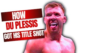 How the MMA fans got Dricus Du Plessis his UFC Title Shot