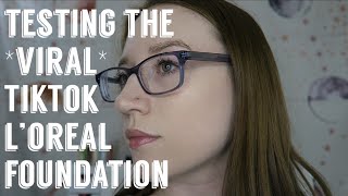 Testing the *Viral* TikTok foundation | L’Oréal infallible powder foundation