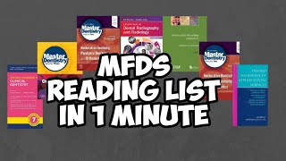 MFDS reading list in 1 minute