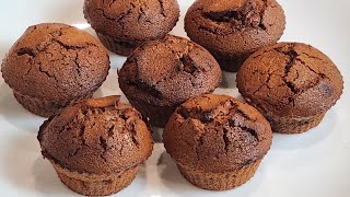 Comment faire des muffins au chocolat très fondant/ Recette