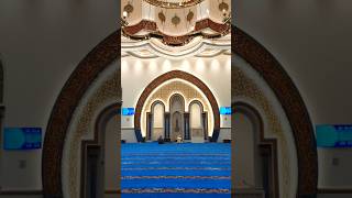 SubhanAllah 💕 Inside view of Sheik Rashid Al Makhtom Masjid #islamicshorts #islamicarchitecture