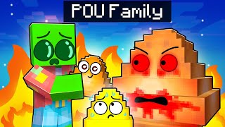 Having a POU FAMILY in Minecraft!