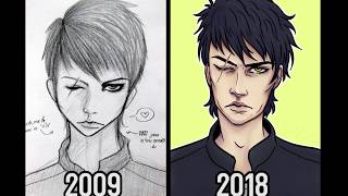 Timelapse | Redoing Old Art (Puteri Draws)