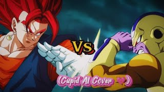 Vegito X Frieza Singing Cupid 💘 ( AI Cover) #trend #ai #music #vegito #frieza #dbz #dbs #anime