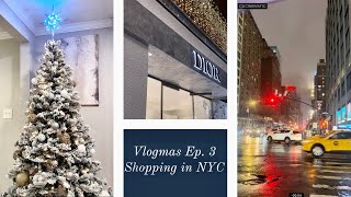 Vlogmas | Episode 2. Christmas Shopping in New York• Dior Store• Magnolia Bakery + more