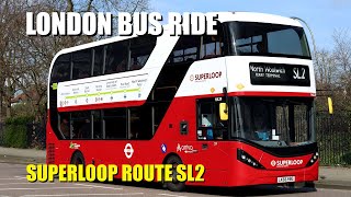 London Bus Route SL2 From Walthamstow Bus Station To North Woolwich Ferry