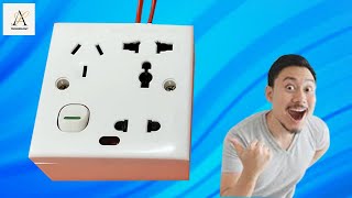 Power Socket For AC And Fridge. এসি এবং ফ্রীজের বোর্ড কানেকশন করুন নিজেই।