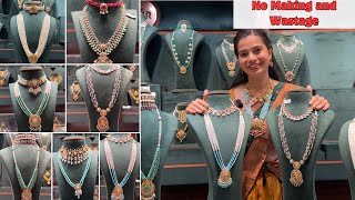 Lightweight beads necklaces with price Starts @16,000rs/- | No Making,No wastage, FLAT 0% VA