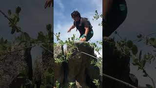 Man Summits 5000ft Rock!!Incredible Moment!! #nature #rockclimbing #wildlife #training