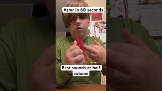 Asmr in 60 seconds #asmr #asmrtapping #asmrbarber #asmrgumchewing #satisfying  #sleep #fyp