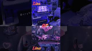 Lisa or Lina 🌸🍡 cute things 🥑 choose your favorite 😉