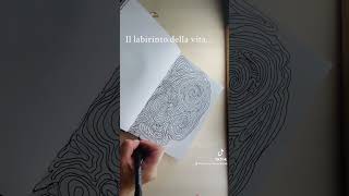 Il labirinto della vita #maestramercedes #journaldiary #diary #art #personaldiary #arteterapia