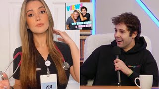 David Dobrik Embarrased by Hot Nurse in Doctor's Office