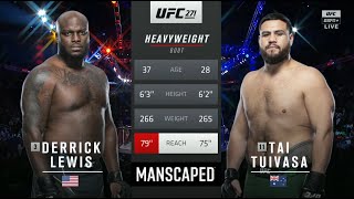 Derrick Lewis vs Tai Tuivasa UFC 271