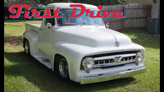 First Drive - 1953 F100   -  Transmission Is Back In