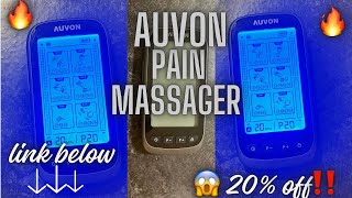 ULTIMATE PAIN RELIEVER/ Mini massager on the go‼️ AUVON PAIN MASSAGER TENS UNIT