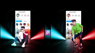 Instagram Dual Model With Instagram Profile Concept Photo Editing || PicsArt Photo Editing New Style