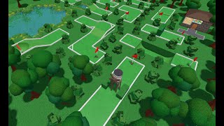 Building A Miniature Golf Course | Theme Park Tycoon 2 | Roblox