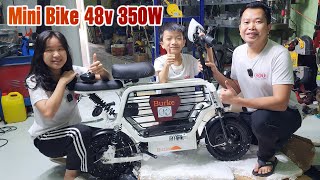 Vlog - My 2 Kids Was Given a $200 Electric Bike 48v 350w by My Friend