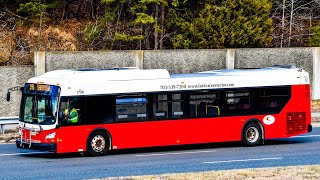 (Exclusive!) Fairfax Connector 2017 New Flyer Xcelsior XD40 #1738 on Route 341 (Ex. Wolfline #1730)