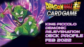 King Piccolo Demonic Rejuvenation Deck Profile Feb 2022