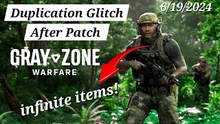 GrayZone duplication glitch after patch!! exploit/cheat!!