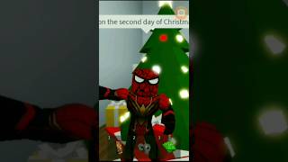 Spider-Man celebrates Christmas