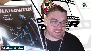 Melissa Barrera and John Carpenter autograph unboxing videos