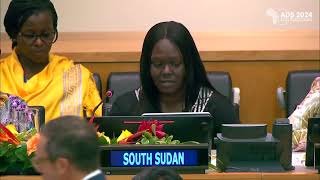 South Sudan's Permanent Representative speaks at the High-level Policy Dialogue of the ADS 2024