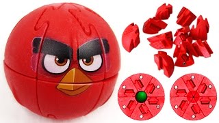 Крашик Angry Birds Red | Магнитный 3D Пазл