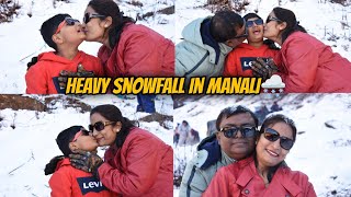 Snow Drive in Heavy Snowfall 🌨️ in Himachal | Himachal Pradesh Tour #vlogs