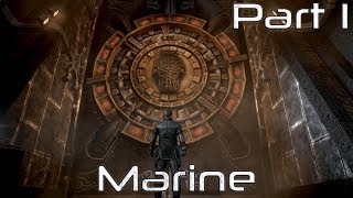 Aliens vs. Predator - Big Door - Marine Part 1