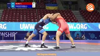 FIROUZPOUR A(IRI) VS MIURA S (JPN) 92 KG