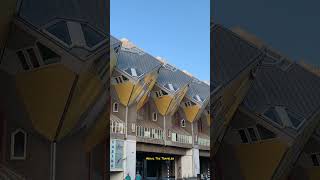 Cube Houses Rotterdam Netherlands 🇳🇱 #shorts #viral #shortsvideo #travel #rotterdam