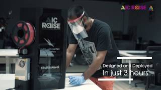 3D Face shields | Innovation to fight against Corona | AIC Raise